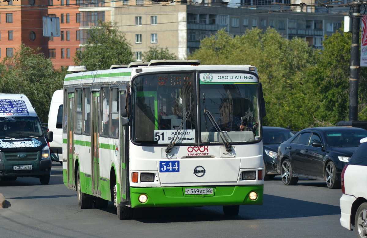 Omsk region, LiAZ-5256.45 Nr. 544