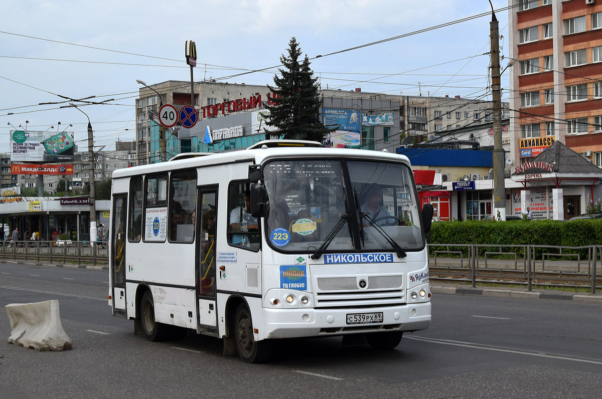 Тверская область, ПАЗ-320302-11 № С 539 РХ 69