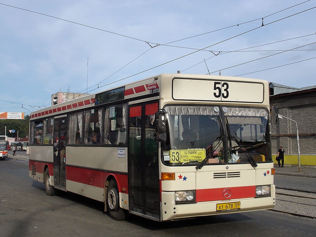 Пермский край, Mercedes-Benz O405 № АТ 678 59