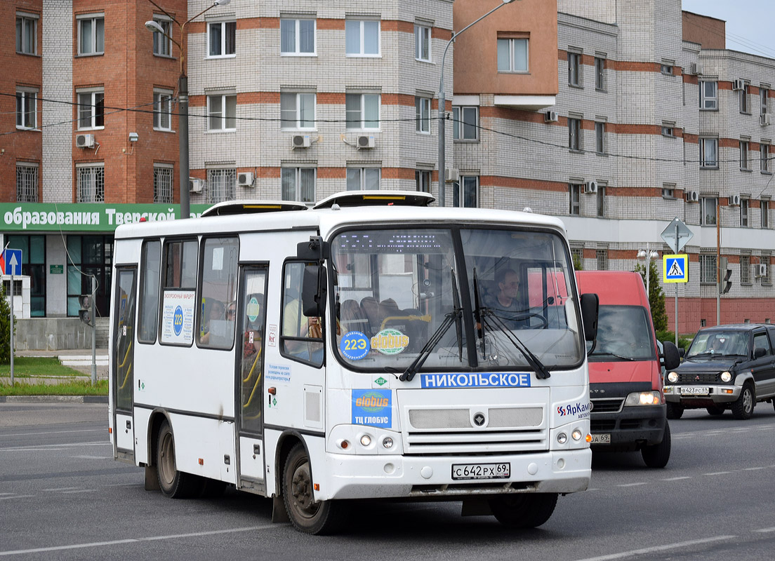 Тверская область, ПАЗ-320302-11 № С 642 РХ 69