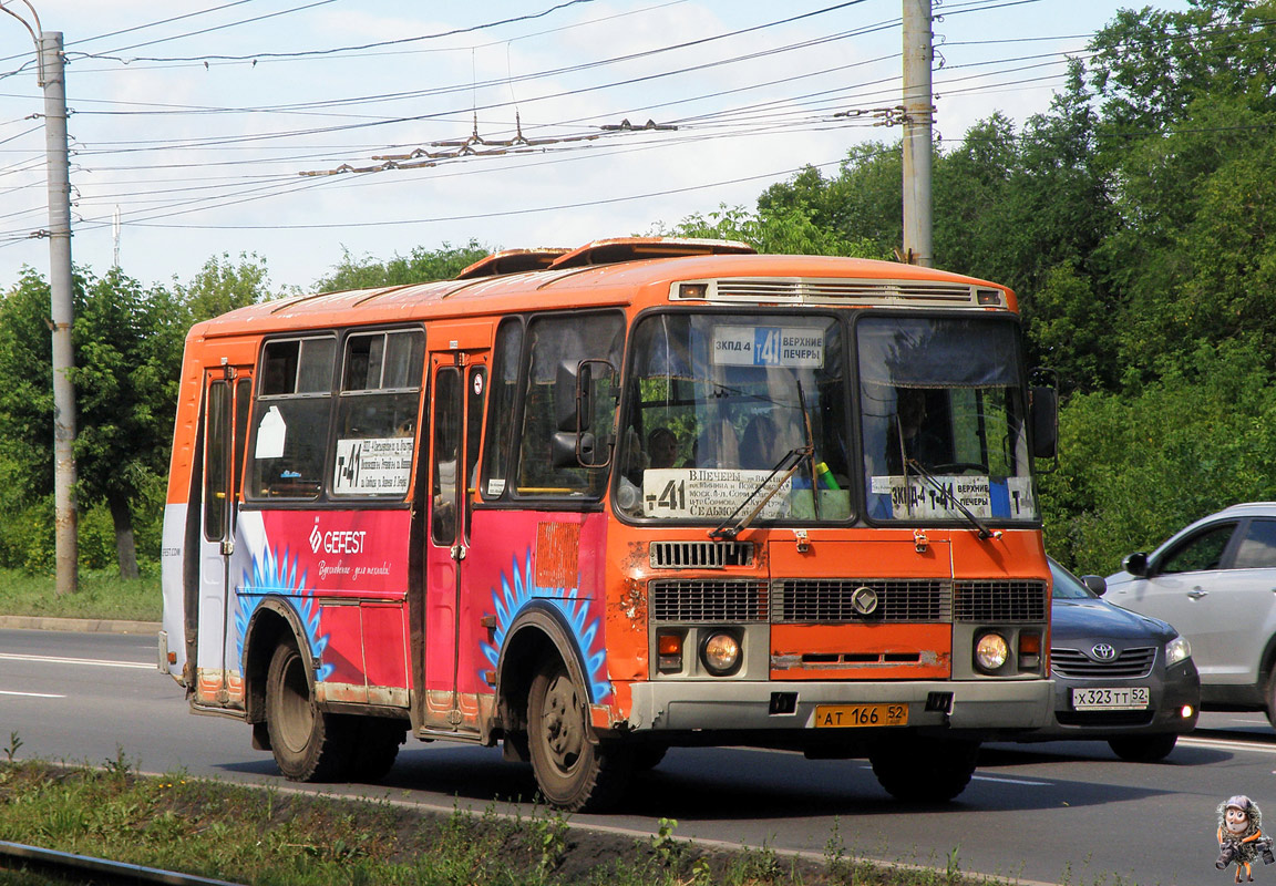 Нижегородская область, ПАЗ-32054 № АТ 166 52