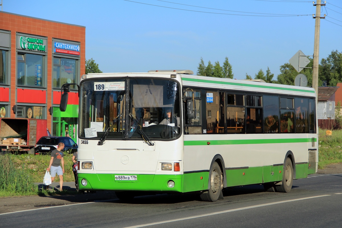 Санкт-Петербург, ЛиАЗ-5293.53 № 3455