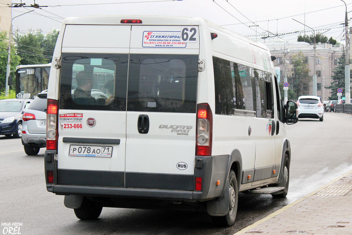 Тульская область, Нижегородец-FST613 (FIAT Ducato) № Р 078 АО 71