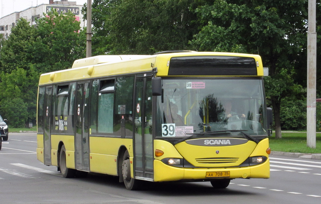 Вологодская область, Scania OmniLink I (Скания-Питер) № АА 708 35