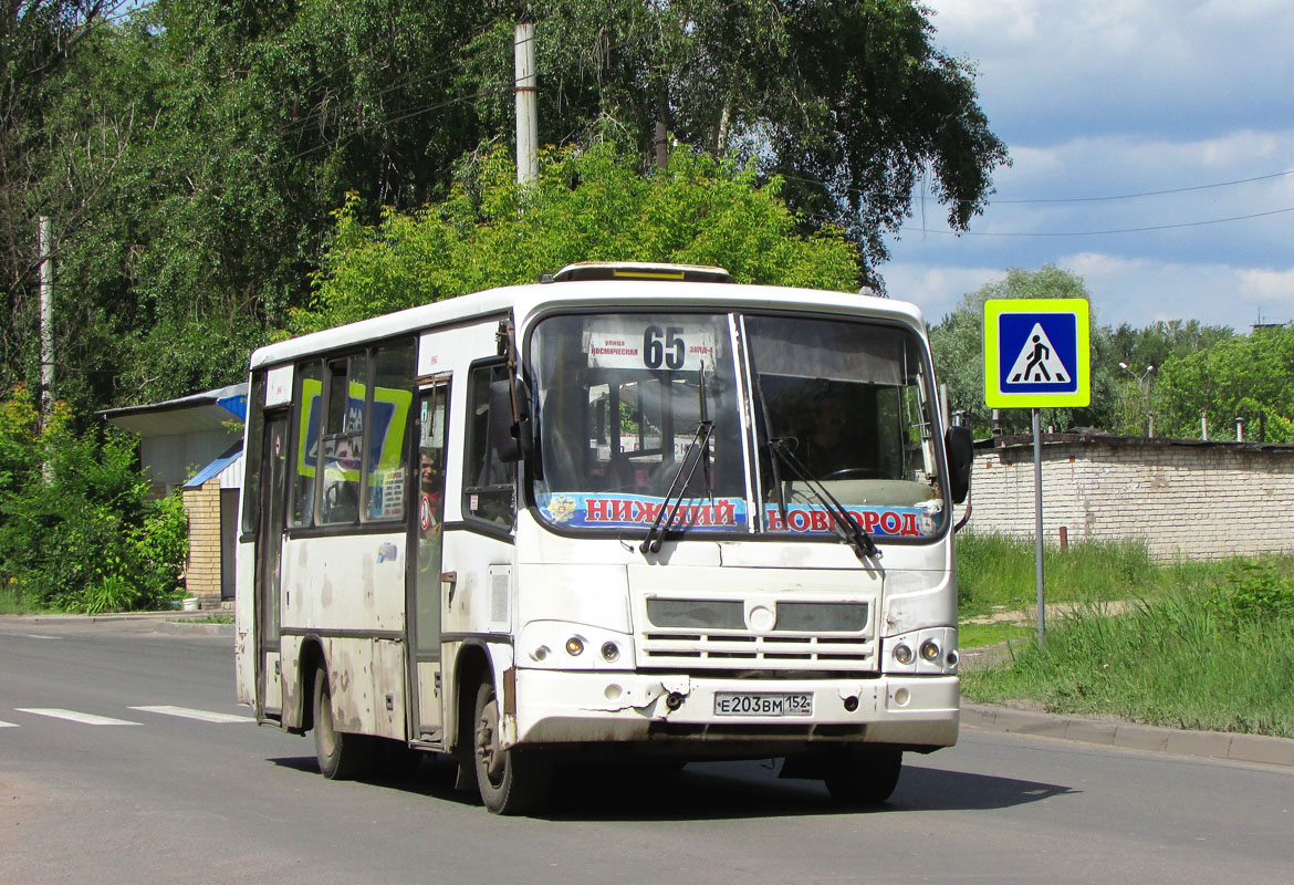 Нижегородская область, ПАЗ-320402-03 № Е 203 ВМ 152