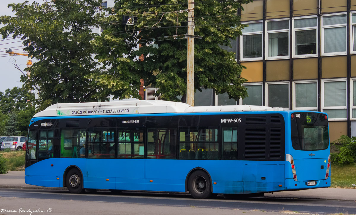 Венгрыя, Van Hool New A330 CNG № MPW-605