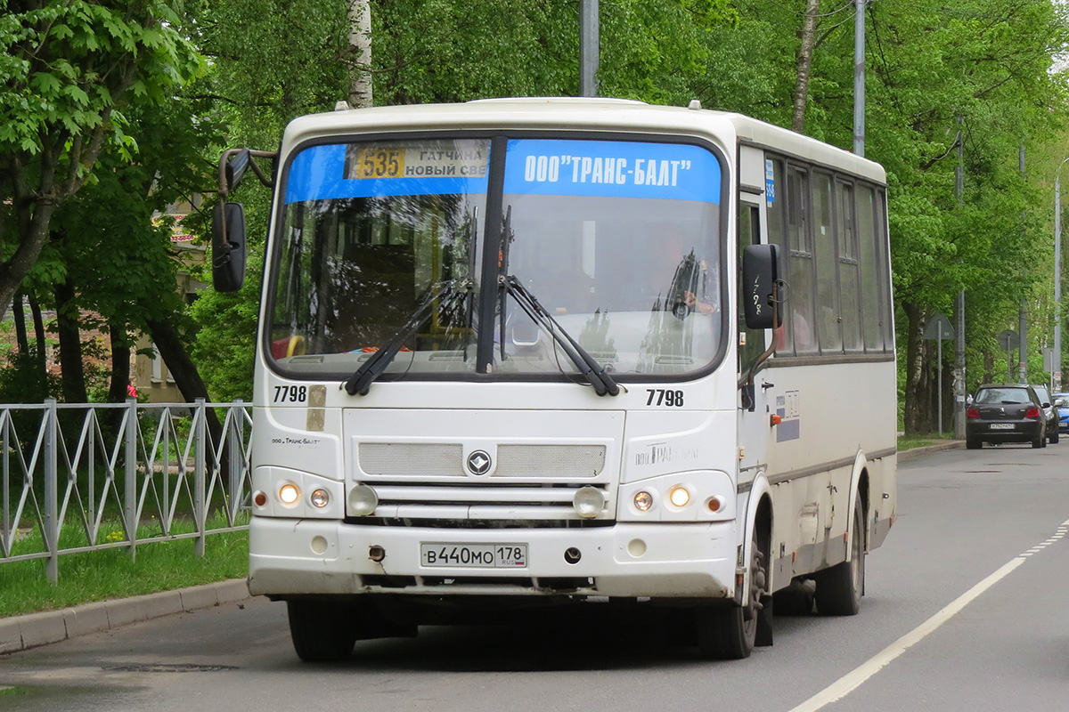 Ленинградская область, ПАЗ-320412-05 № 7798