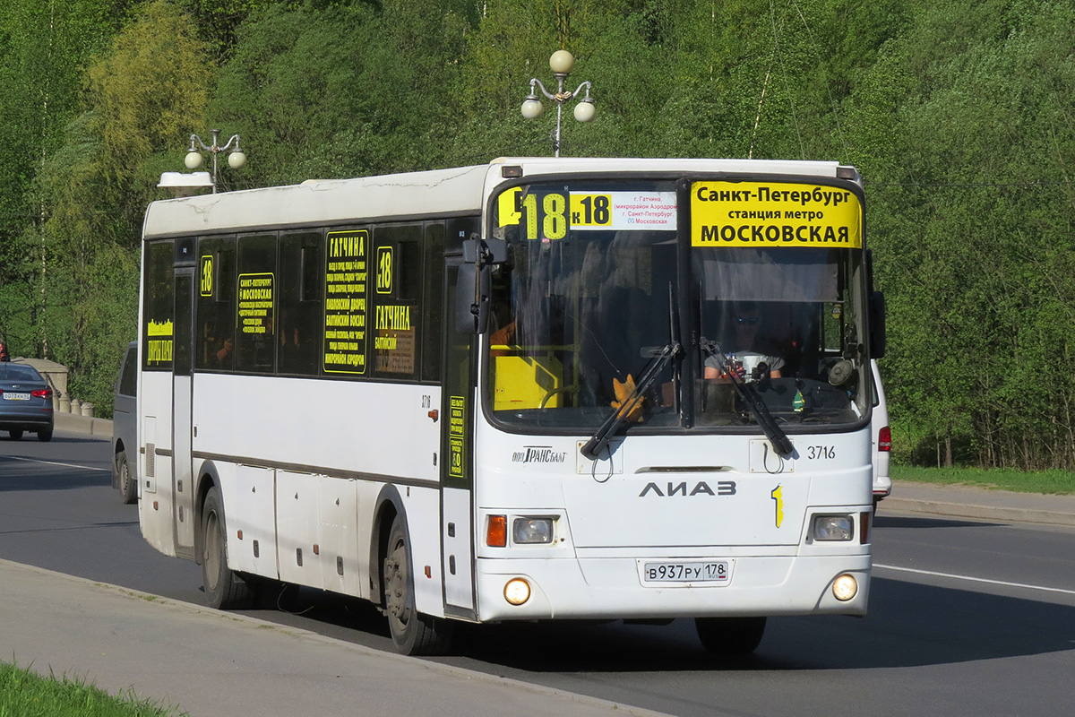 Ленинградская область, ЛиАЗ-5256.61 № 3716