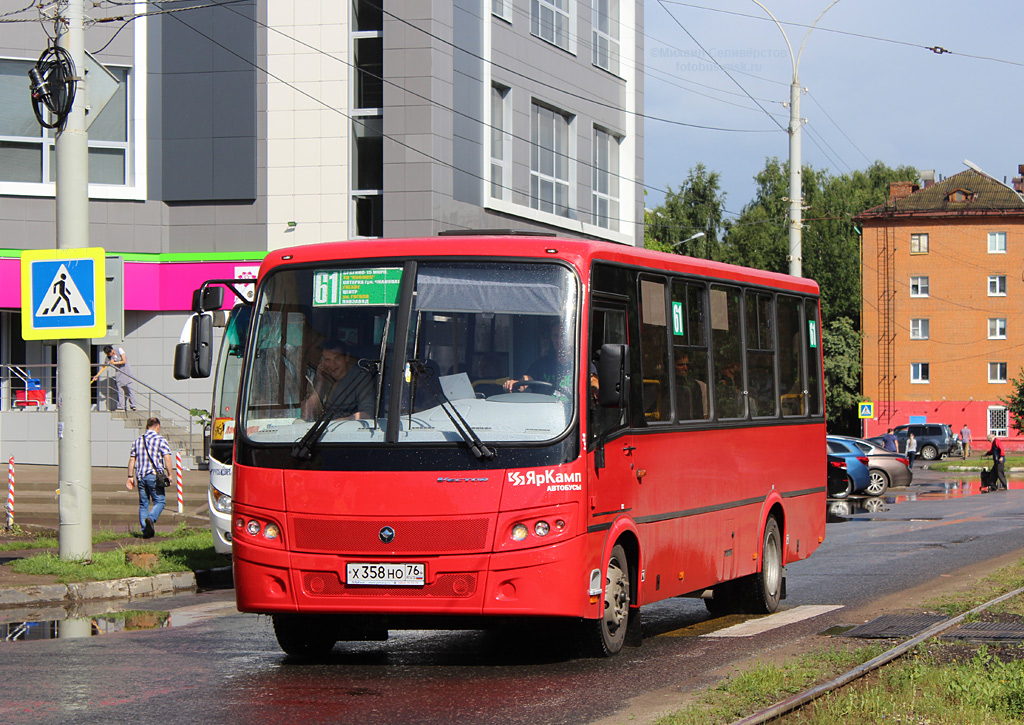 Yaroslavl region, PAZ-320412-04 "Vector" Nr. Х 358 НО 76