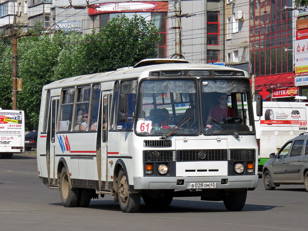 Кировская область, ПАЗ-4234 № В 028 ОМ 43