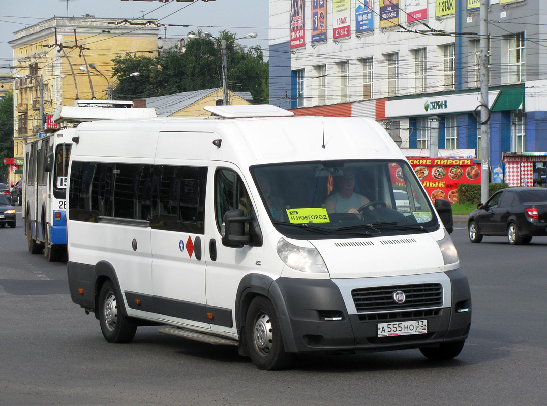 Владимирская область, Нижегородец-FST613 (FIAT Ducato) № А 555 НО 33