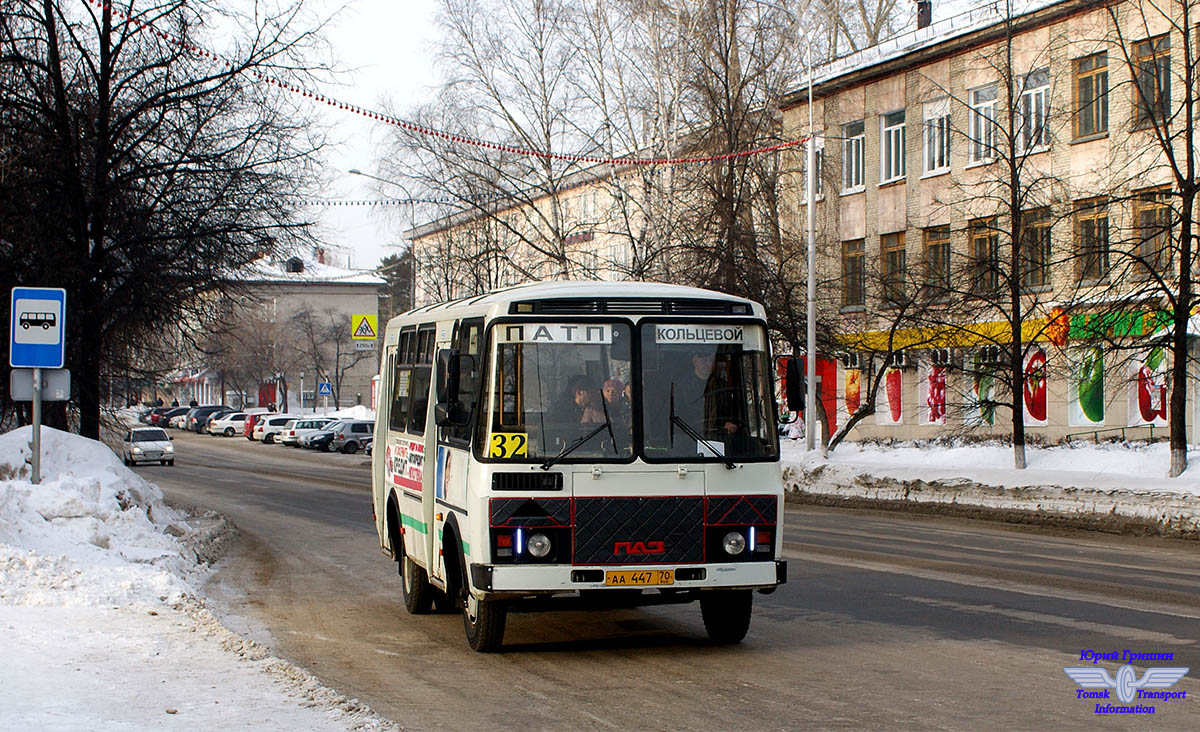 Томская область, ПАЗ-32054 № АА 447 70