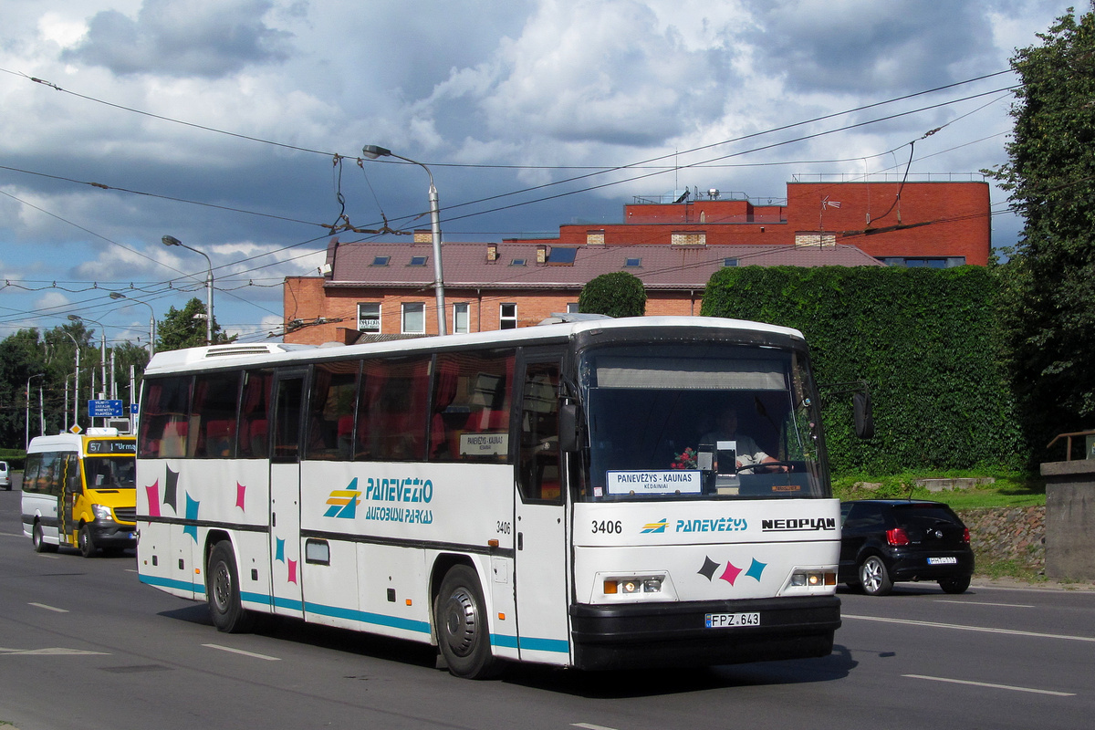 Литва, Neoplan N316K Transliner № 3406