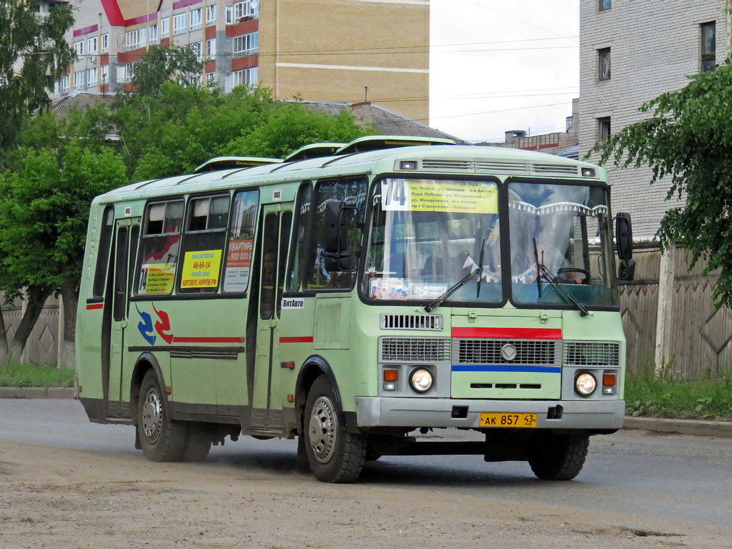 Кировская область, ПАЗ-4234 № АК 857 43