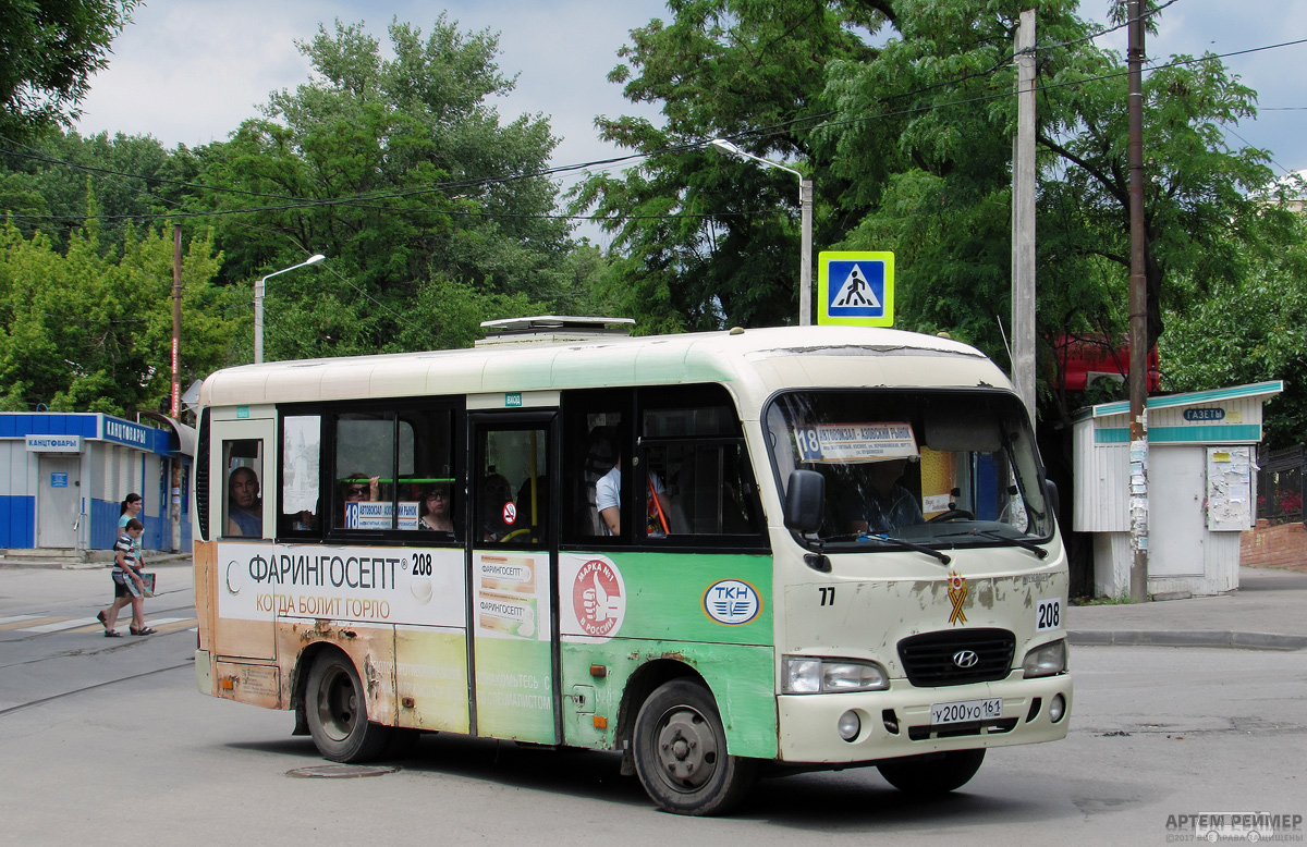 Ростовская область, Hyundai County SWB C08 (РЗГА) № 208