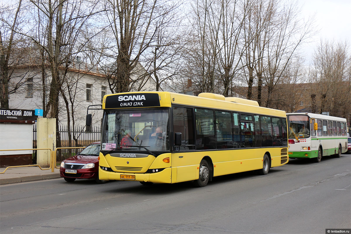 Вологодская область, Scania OmniLink II (Скания-Питер) № АК 111 35