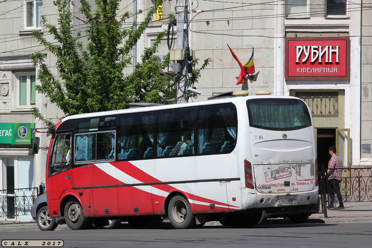 Ростовская область, Yutong ZK6737D № 0024