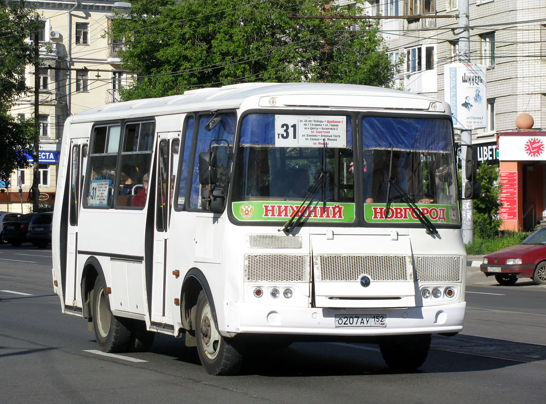 Nizhegorodskaya region, PAZ-32054 Nr. О 207 АУ 152