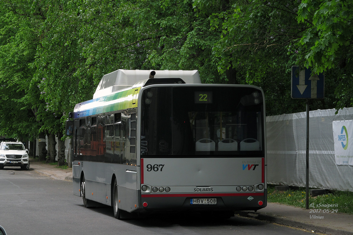 Литва, Solaris Urbino III 12 CNG № 967