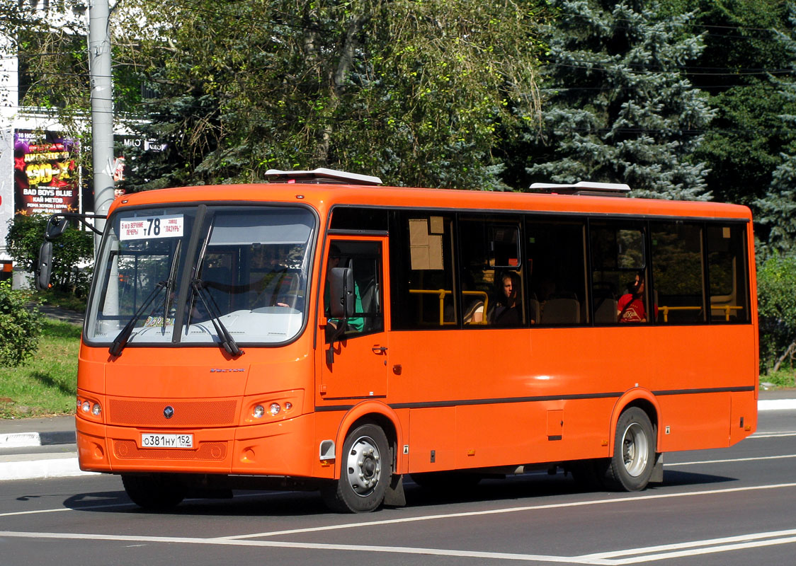 Obwód niżnonowogrodzki, PAZ-320414-05 "Vektor" Nr О 381 НУ 152