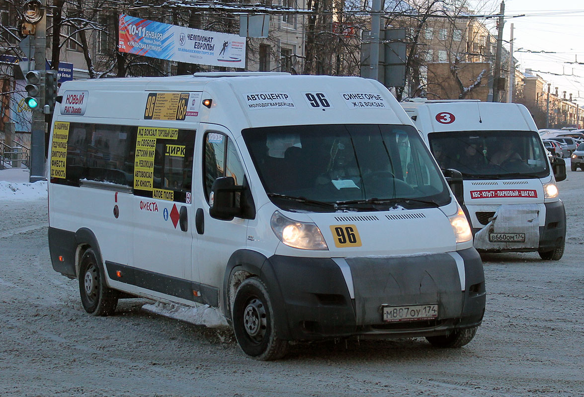 Chelyabinsk region, Nizhegorodets-FST613 (FIAT Ducato) # М 887 ОУ 174