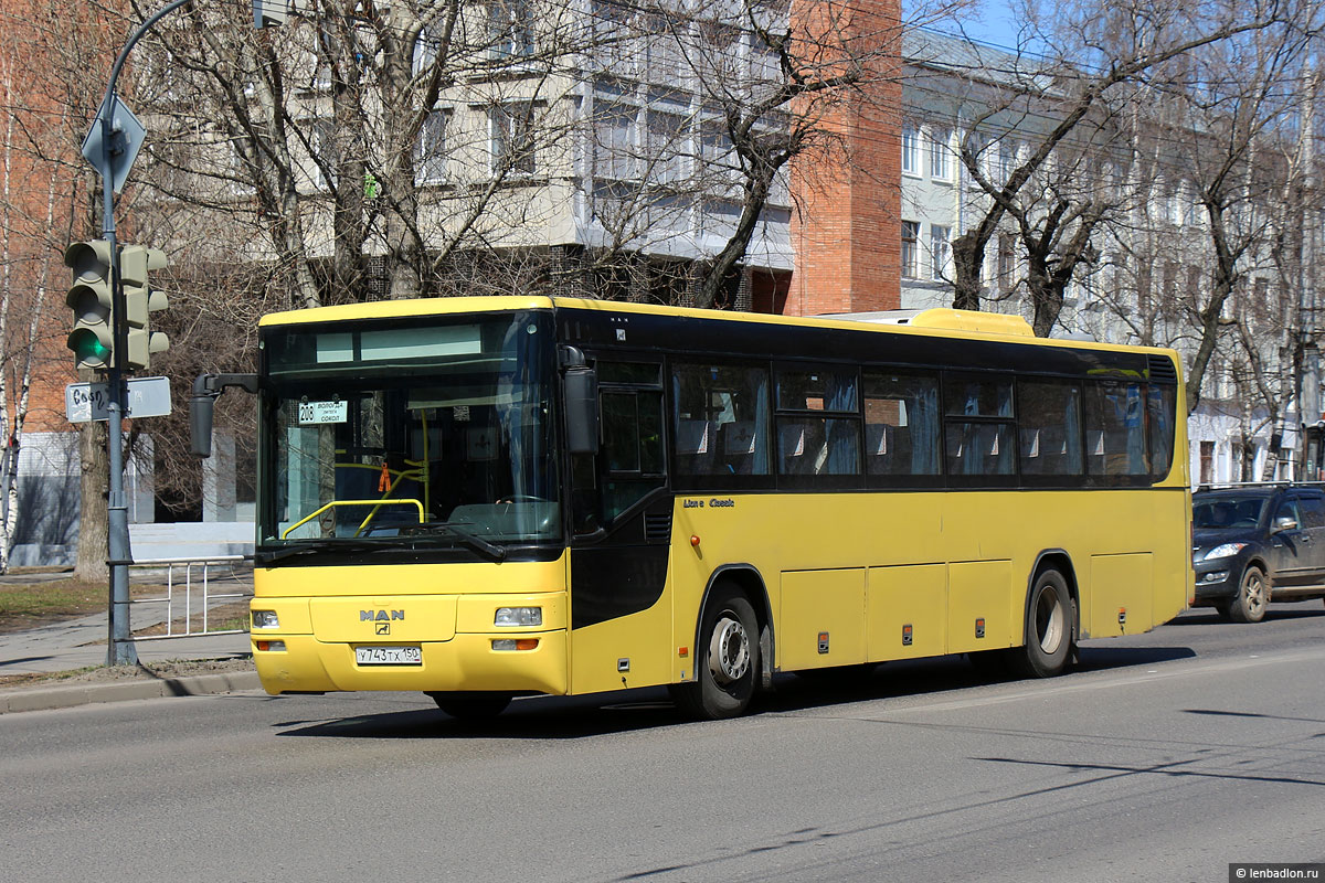 Вологодская область, MAN A72 Lion's Classic SÜ313 № У 743 ТХ 150