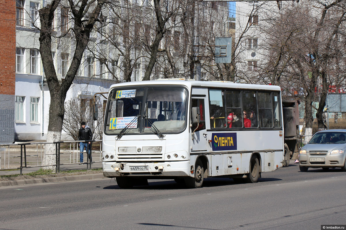 Вологодская область, ПАЗ-320402-03 № В 659 ОО 35