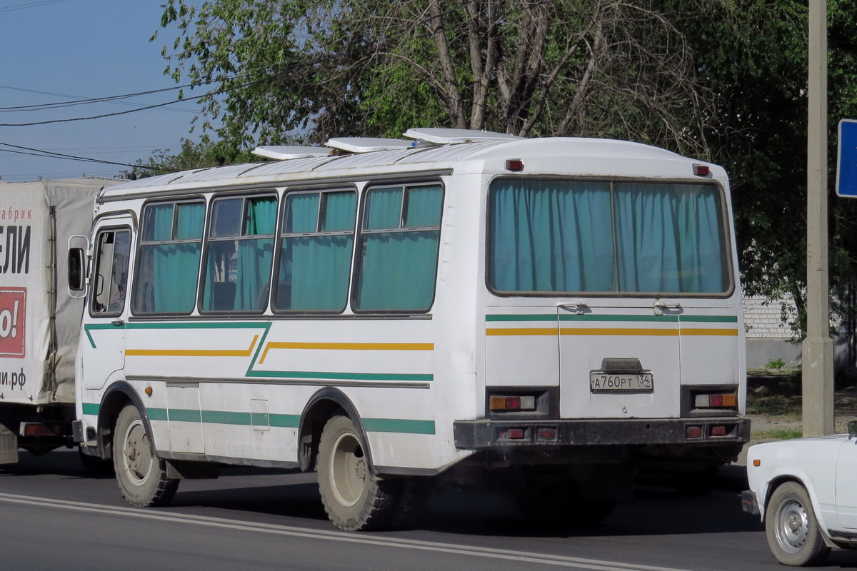 Волгоградская область, ПАЗ-3205 (00) № А 760 РТ 134