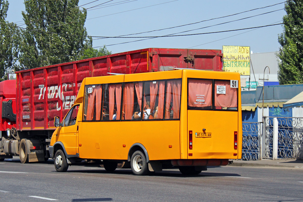 Dnipropetrovská oblast, Ruta 22 Inva č. AE 5374 AA