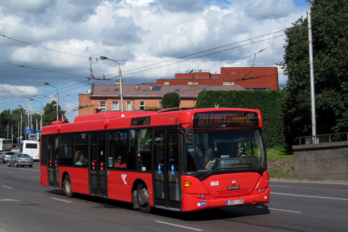 Литва, Scania OmniCity II № 868