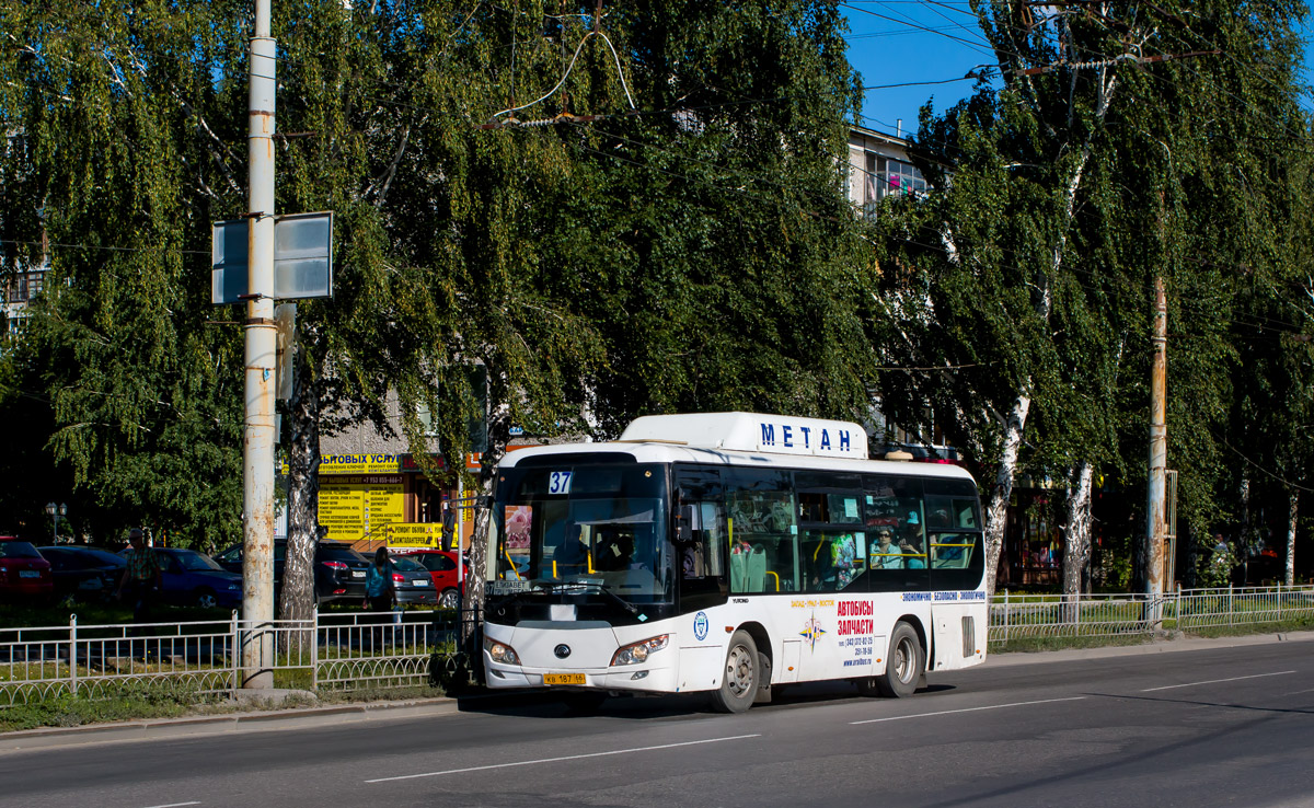 Свердловская область, Yutong ZK6852HG № КВ 187 66