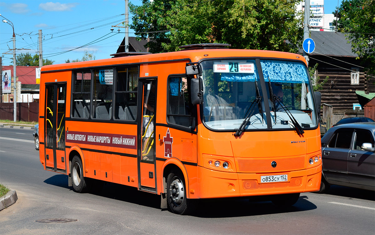 Nizhegorodskaya region, PAZ-320414-05 "Vektor" č. О 853 СУ 152