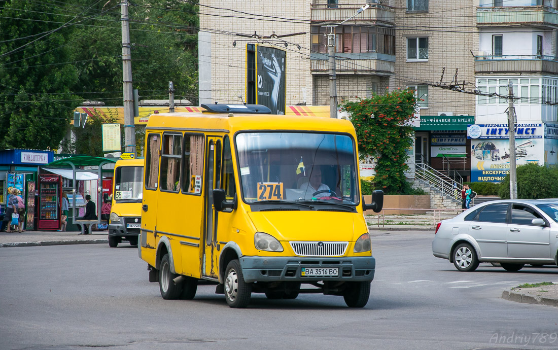 Кировоградская область, БАЗ-2215 "Дельфин" № BA 3516 BC