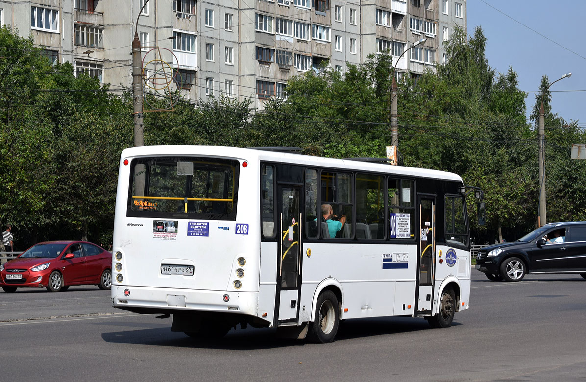 Тверская область, ПАЗ-320412-04 "Вектор" № Н 614 РХ 69