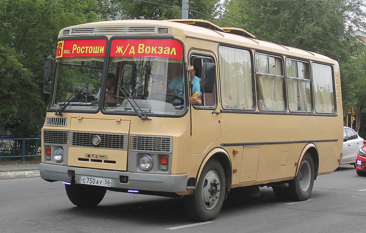 Orenburg region, PAZ-32054-07 Nr. С 750 АУ 56