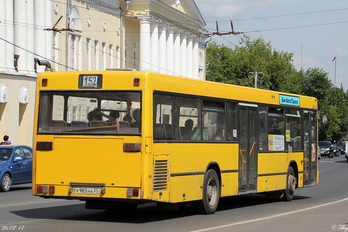 Владимирская область, Mercedes-Benz O405N2 № К 983 НА 33