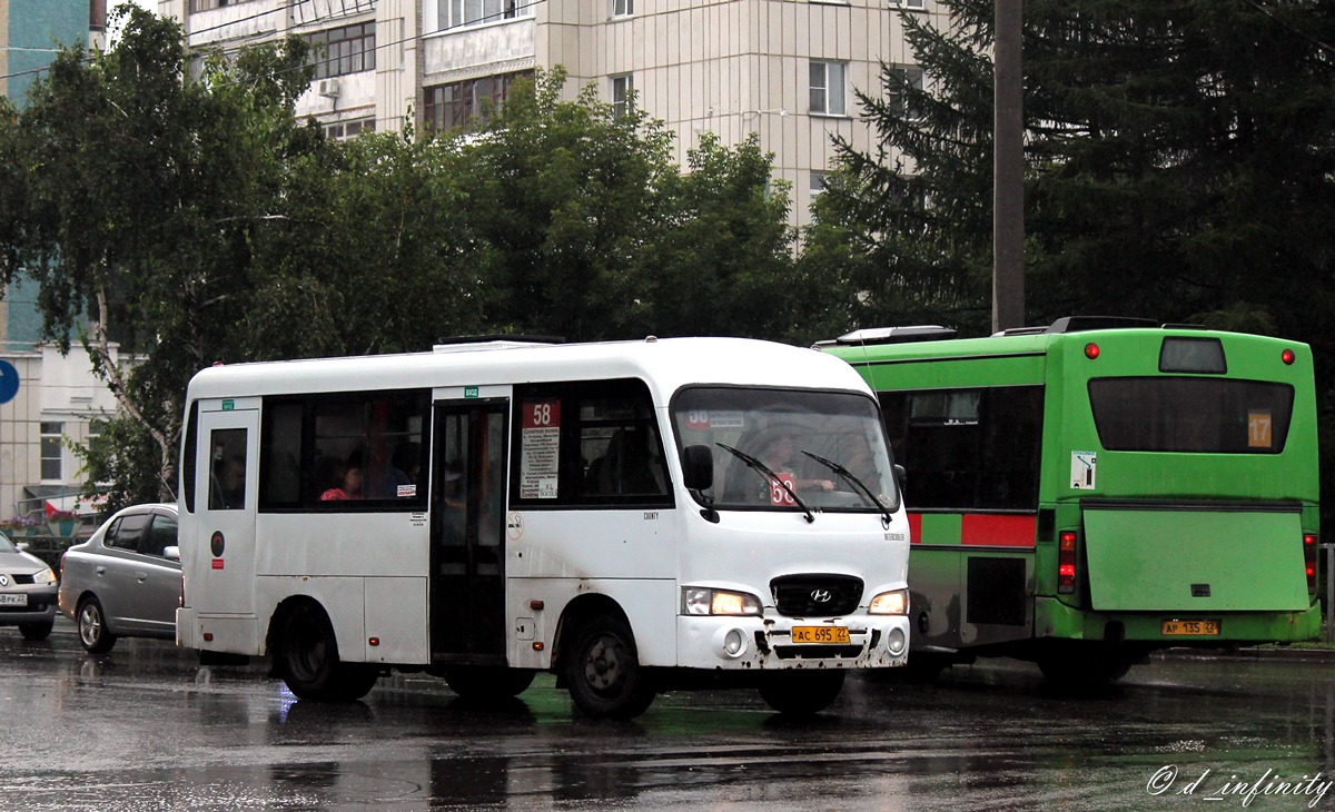 Алтайский край, Hyundai County SWB C08 (ТагАЗ) № АС 695 22