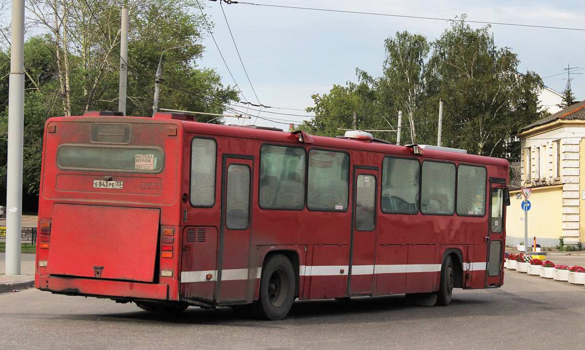 Владимирская область, Scania CN113CLB № Е 843 РЕ 33