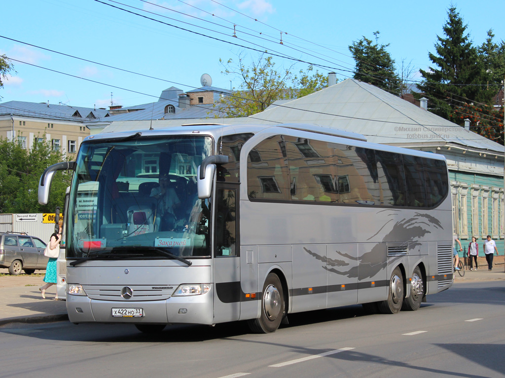 Владимирская область, Mercedes-Benz O580-16RHD Travego M № Х 422 НО 33