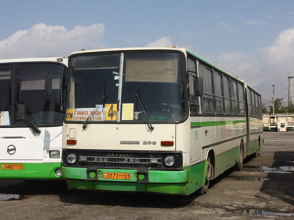 Таджикистан, Ikarus 280.33O № 0173 ТТ 01 — Фото — Автобусный транспорт