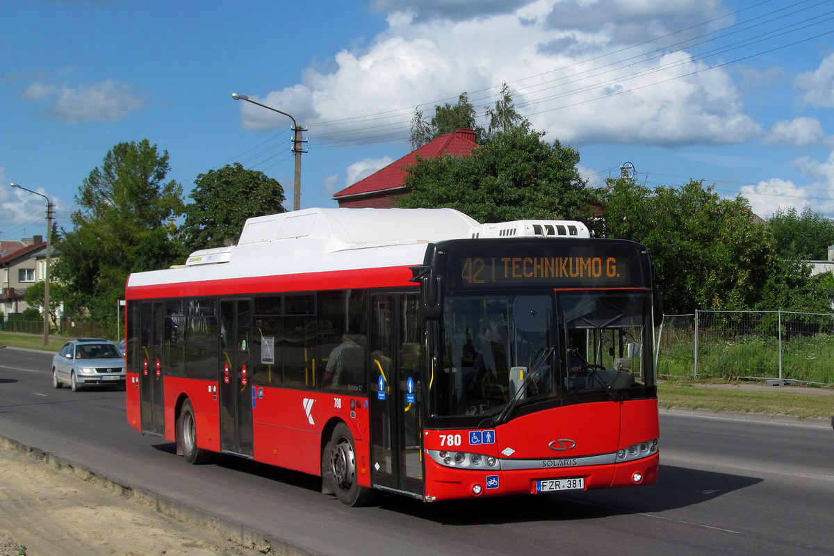 Литва, Solaris Urbino III 12 CNG № 780