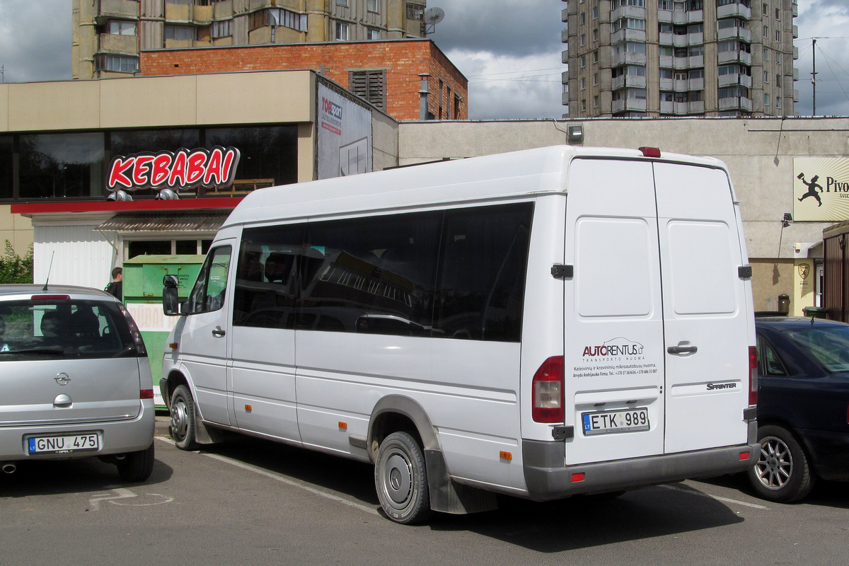 Litvánia, Mercedes-Benz Sprinter W904 413CDI sz.: ETK 989