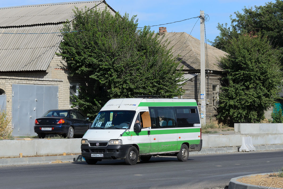 Волгоградская область, FIAT Ducato 244 CSMMC-RLL, -RTL № В 993 УУ 134