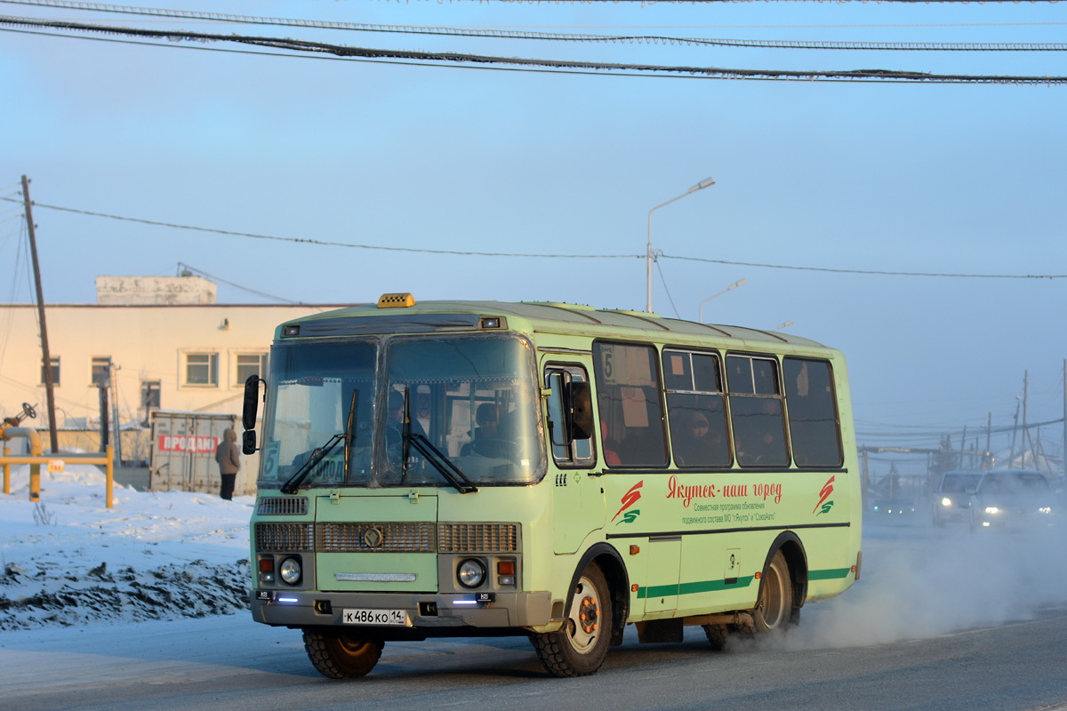 Саха (Якутия), ПАЗ-32054 № К 486 КО 14