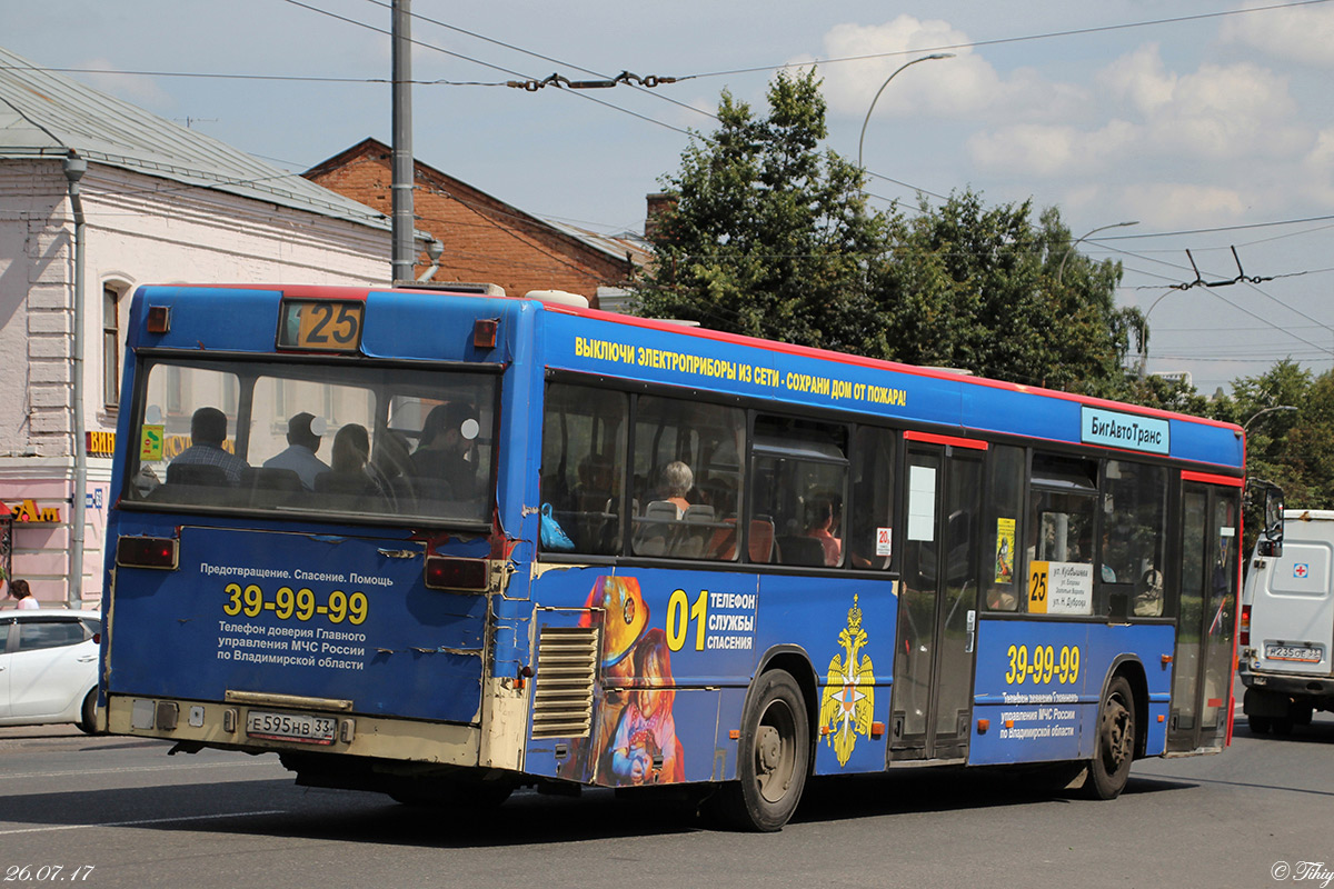 Vladimir region, Mercedes-Benz O405N2 č. Е 595 НВ 33