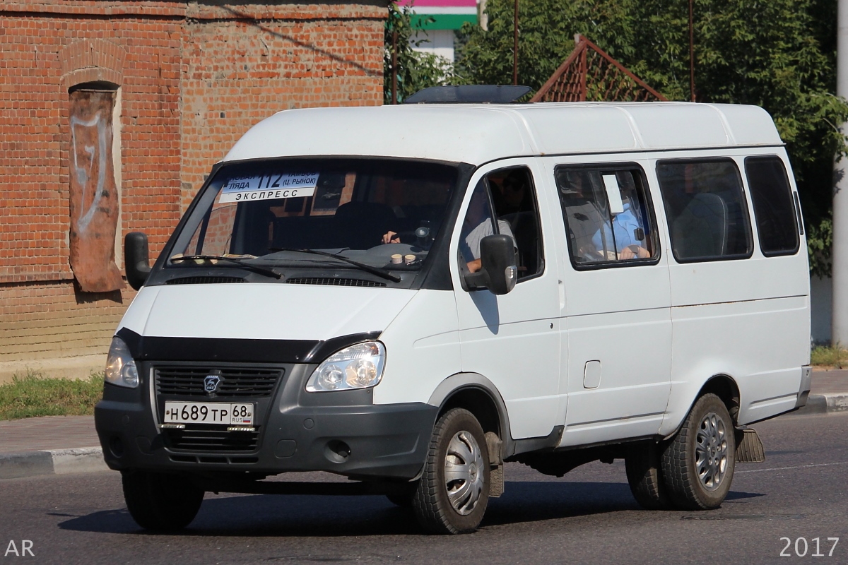 Tambov region, GAZ-322132 (XTH, X96) # Н 689 ТР 68