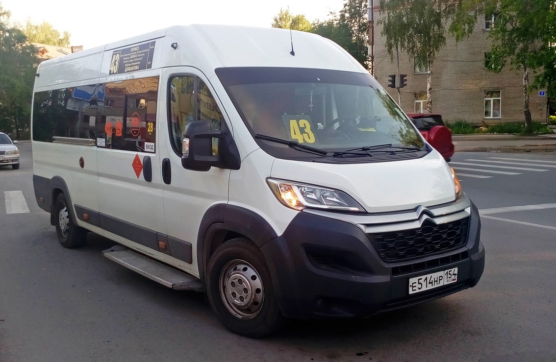 Новосибирская область, Нижегородец-2227W (Citroёn Jumper) № Е 514 НР 154