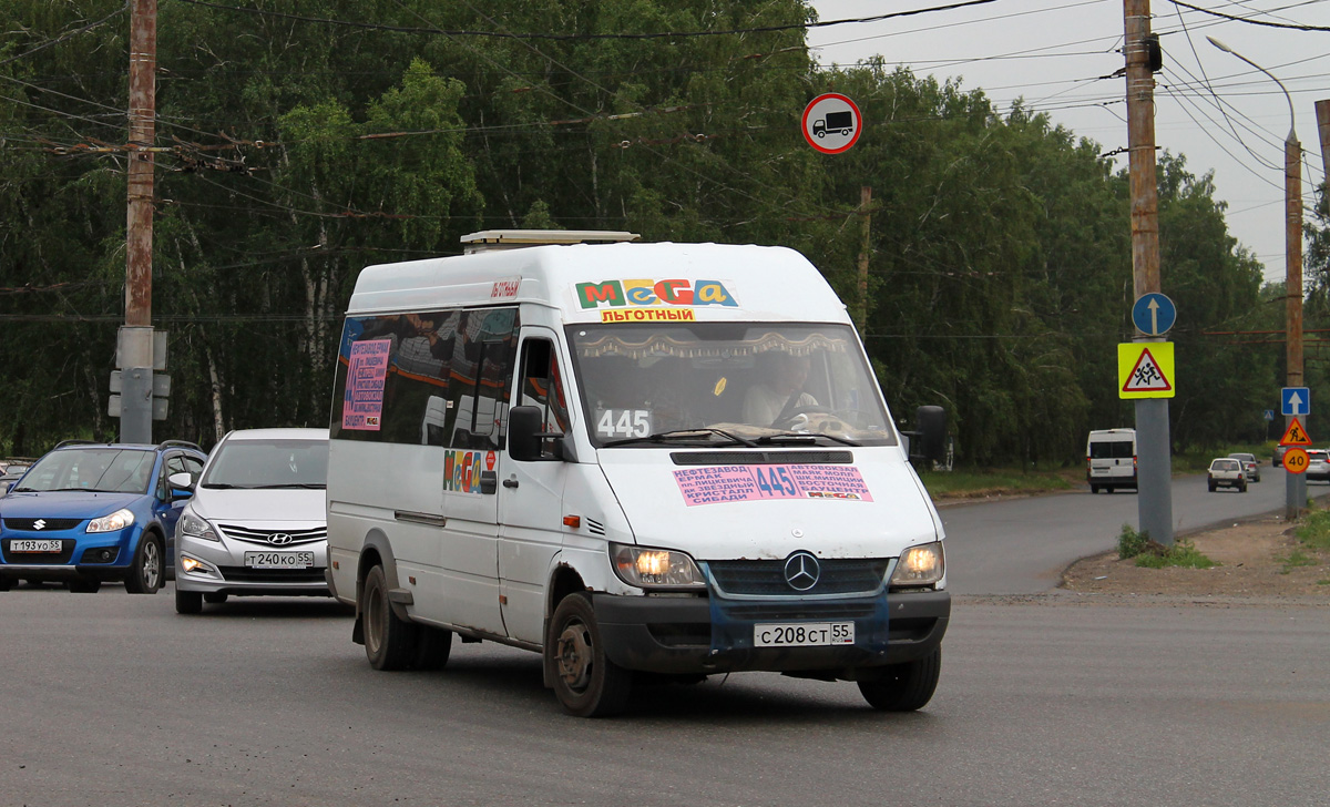 Омская область, Самотлор-НН-323770 (MB Sprinter 411CDI) № С 208 СТ 55