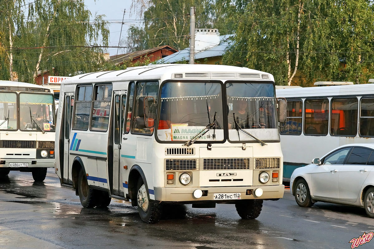 Нижегородская область, ПАЗ-32054 № А 281 НС 152