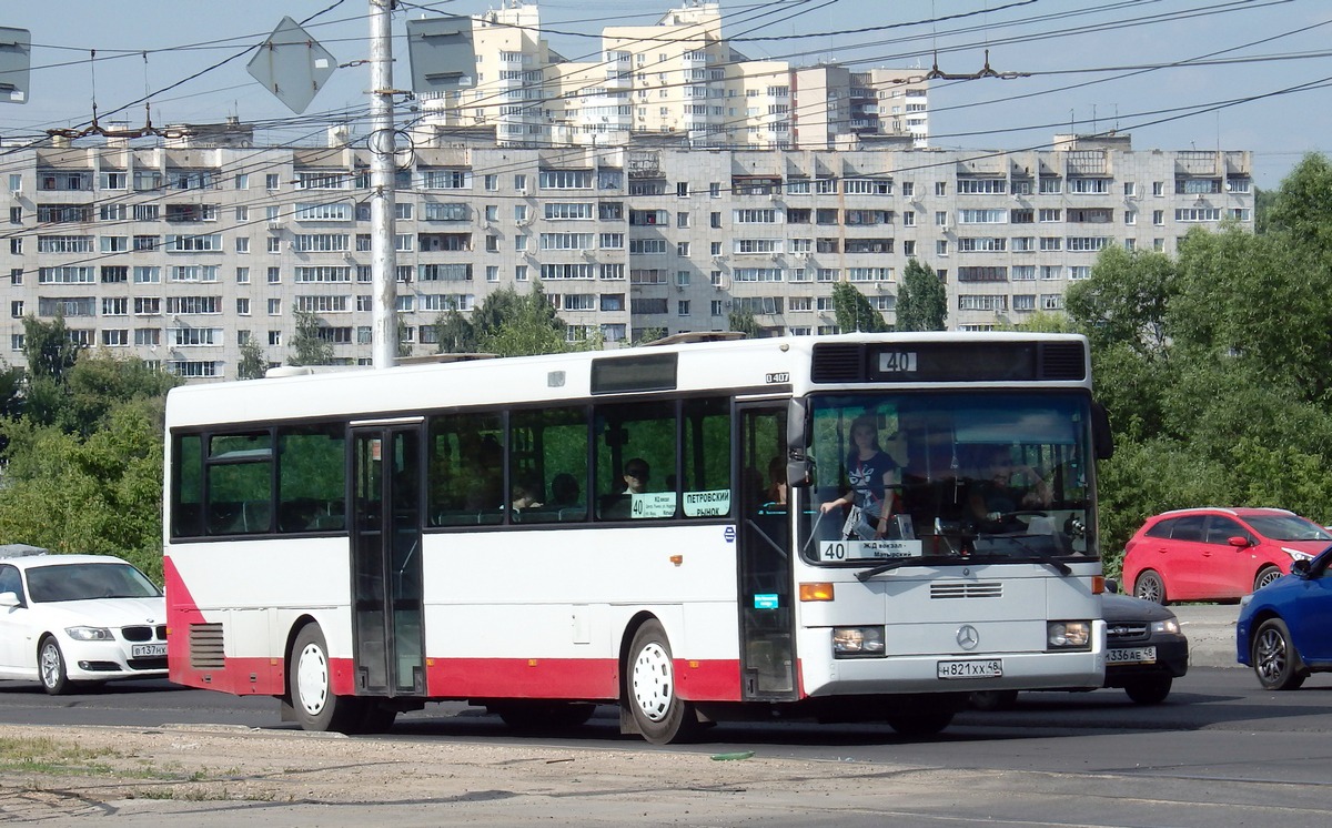Lipetsk region, Mercedes-Benz O407 Nr. Н 821 ХХ 48